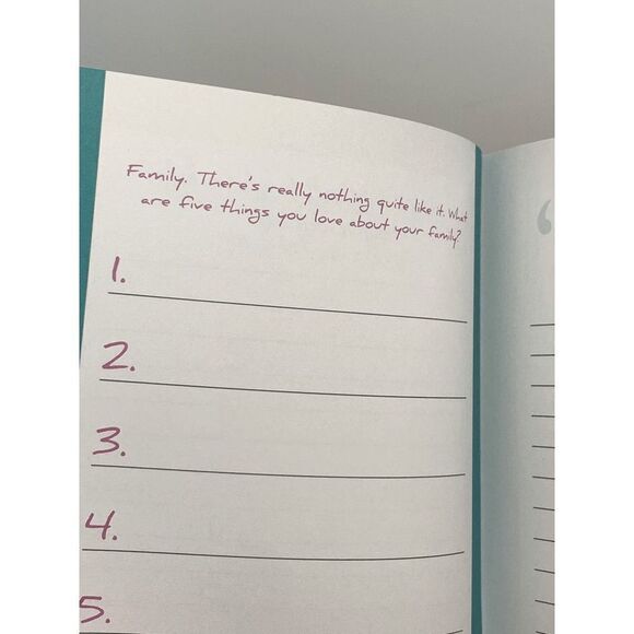 Guided Journal He Fills My Life with Good Things Hard Back 6x6" - Picture 2 of 7